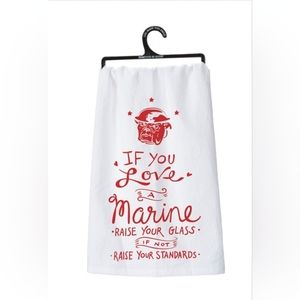 Marine Kitchen Towel ~ Primitives By Kathy